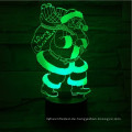 Touch Santa 3D bunte Weihnachten Mann Geschenk Tischlampe visuelle Farbe Illusion Nachtlicht